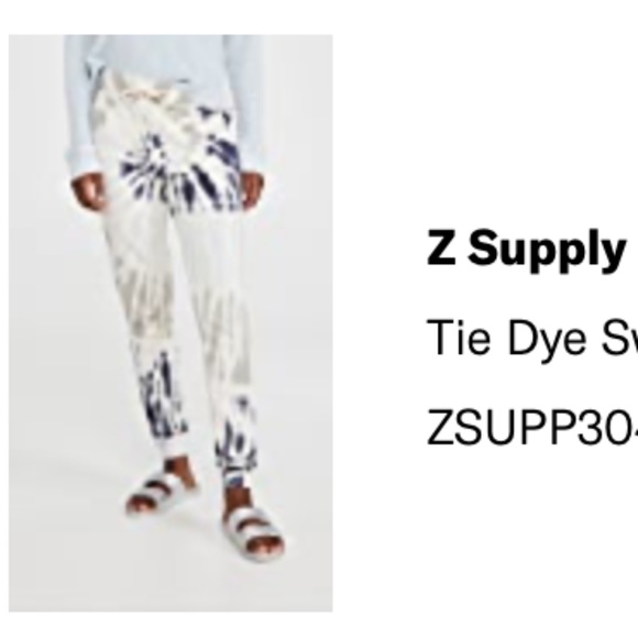 Z Supply | Pants \u0026 Jumpsuits | Z Supply Tie Dye Sweatpants Size Xs |  Poshmark
